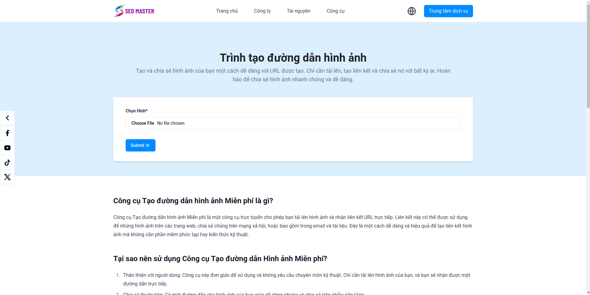 Xử lý ảnh | Tạo đường dẫn hình ảnh miễn phí